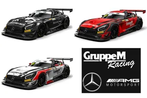 Así irán decorados los tres Mercedes-AMG GT3 en Macao