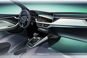 Skoda adelanta el interior del Scala, su nuevo compacto que llegará en 2019