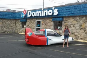 Tritan A2: el vehículo para repartir pizzas más aerodinámico y futurista