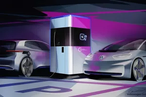 Volkswagen desvela su nueva estación de carga móvil para vehículos eléctricos