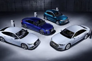 Audi presenta sus nuevos híbridos enchufables: Q5, A6, A7 y A8 se electrifican