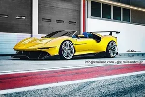 El nuevo Ferrari P80/C también luce espectacular con carrocería Spider