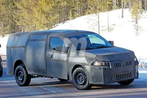 El nuevo Fiat Mobi pick-up cazado durante sus pruebas de invierno