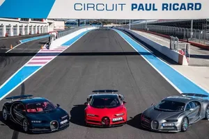 Bugatti enfrenta los Chiron y Chiron Sport al Paul Ricard