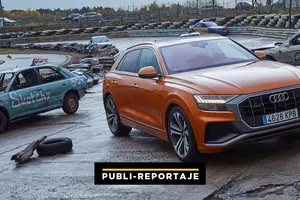 Desafíos Audi Q8: vídeo, así se comporta un Q8 en una batalla de supervivencia