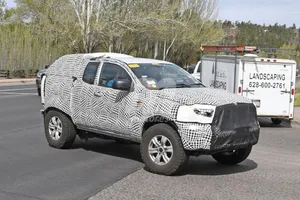 El futuro Ford Bronco nos enseña su robusto bastidor de largueros