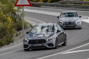 Los prototipos del nuevo Mercedes-AMG A 45 estrenan configuración aerodinámica