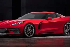 Así sería el actual Chevrolet Corvette C8 con motor delantero