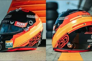 Sainz estrena casco por su 100º Gran Premio: "Orgulloso, lo mejor está por llegar"