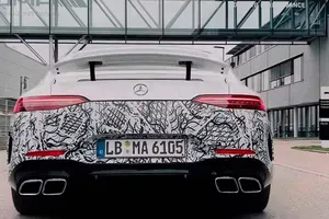 Mercedes-AMG confirma la llegada del nuevo híbrido GT 4 Puertas Coupé 73 4MATIC con un teaser