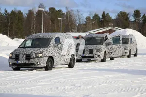 La segunda generación del Mercedes Citan, cazada en las pruebas de invierno 