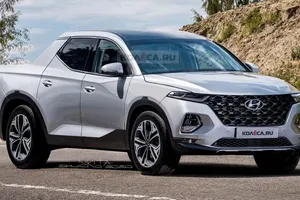 Nuevas recreaciones del Hyundai Santa Cruz 2021 muestran su frontal