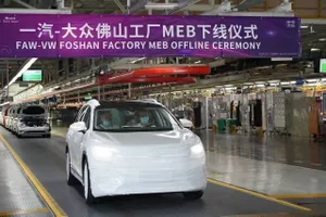 Sale la primera unidad del nuevo Volkswagen ID.4 de la factoría de China