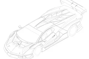 El brutal Lamborghini SCV12 filtrado por sus bocetos de patente