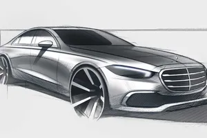 Mercedes desvela el diseño exterior del nuevo Clase S W223 con un boceto