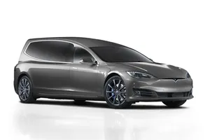 El Tesla Model S convertido en coche fúnebre llega al Reino Unido