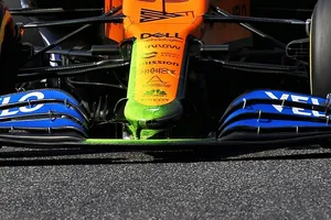 McLaren experimenta con un nuevo morro inspirado en el de Mercedes