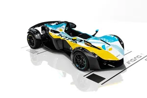 El primer ejemplar del radical BAC Mono R rinde homenaje a WipEout de PlayStation