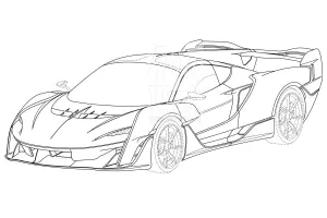 Una filtración del registro de patentes desvela el diseño del futuro McLaren Sabre 2024