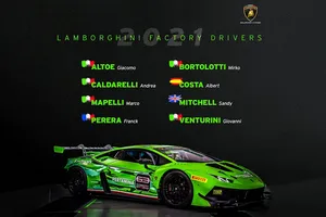 Lamborghini presenta sus pilotos GT3 para 2021, con Costa y Bortolotti