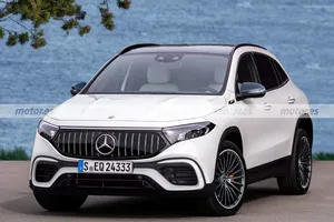 Esta recreación adelanta el futuro Mercedes-AMG EQA 2023, el SUV eléctrico más deportivo