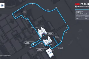 La Fórmula E insiste con el ePrix de Roma y presenta su nuevo trazado