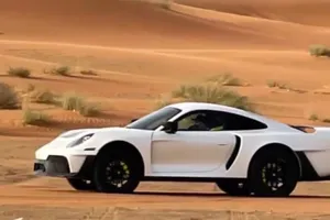 El Porsche 911 off-road de Marc Philipp Gemballa en movimiento por primera vez