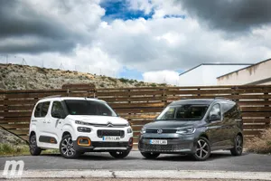 Prueba comparativa Volkswagen Caddy vs Citroën Berlingo (con vídeo)