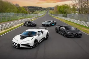 Cuatro modelos de Bugatti de pruebas en Nürburgring baten récord de precio