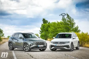 Prueba comparativa Hyundai Tucson 2021 vs Volkswagen Tiguan 2021 (con vídeo)