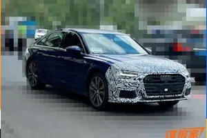 Cazado el Audi A6 L Facelift 2022 en unas fotos espía, la berlina larga para China