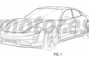 Filtrado del registro de patentes el Porsche Taycan Cross Sedan