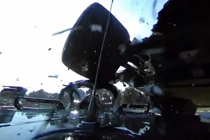 Así se ve el accidente de Hamilton y Verstappen desde la dramática on board 360º