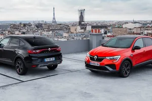 Francia -  Septiembre 2021: El Renault Arkana triunfa en casa