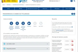 Cómo cambiar de nombre un vehículo (transferencia) en la DGT sin tener que salir de casa