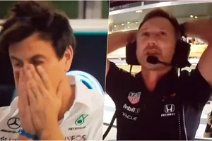 Vídeo: Wolff y Horner, al borde del colapso en la última vuelta en Yas Marina