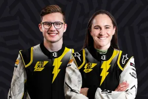 Kevin Hanssen y Molly Taylor, pilotos de JBXE para el Desert X-Prix