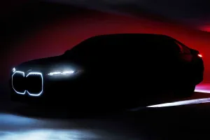 Nuevo adelanto oficial del BMW i7 2022, con fecha y hora para su próximo debut mundial