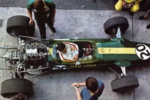 Jim Clark en Monza 1967, velocidad imparable