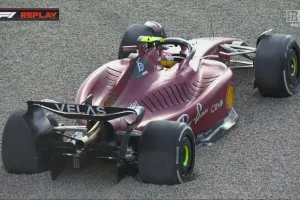 Así ha sido el primer abandono de Sainz con Ferrari