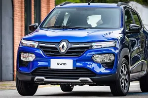 México - Mayo 2022: El renovado Renault Kwid no pasa desapercibido