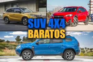 Los 3 mejores SUV 4x4 baratos que puedes comprar en España 