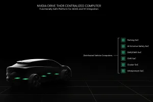 El Nvidia DRIVE Thor es un microchip revolucionario destinado a la conducción autónoma