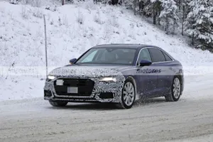 Avistado el Audi A6 Facelift 2023, la berlina afronta sus últimas pruebas en Laponia