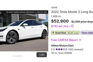 La burbuja de los precios de coches Tesla usados ha reventado en EEUU