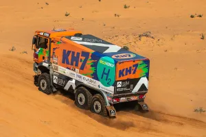 El distinto y particular Dakar de Jordi Juvanteny y del camión de hidrógeno del KH-7 Epsilon