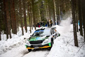 Desbordante talento en la categoría WRC2 para un competido Rally de Suecia