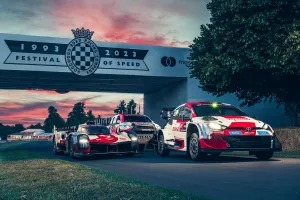 El WRC conquista con sus 'Rally1' híbridos el icónico Goodwood Festival of Speed