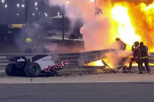 Cómo el incendio sufrido por Grosjean en Bahréin desencadenó el infierno de Qatar