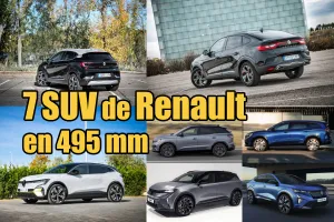 Renault iguala a Volkswagen, la marca del Rombo concentra hasta siete SUV en menos de medio metro y falta un octavo por llegar